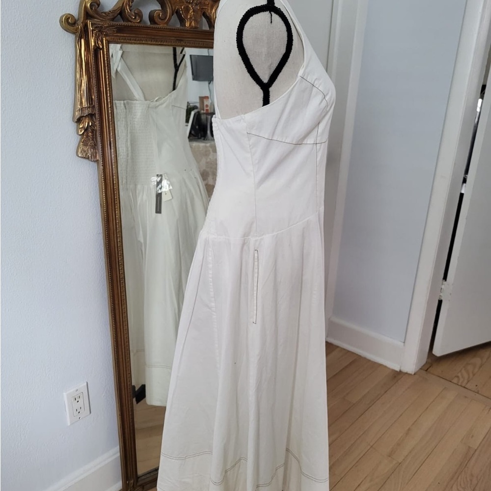 NWT Anthropologie Kenzie Dress Size Small Drop Waist Easy Breezy Coastal - Picture 4 of 7